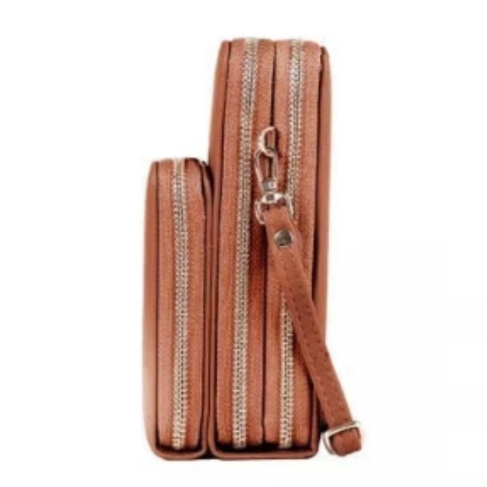 Malibu Skye Brown Crossbody Bag - Picture 3 of 8